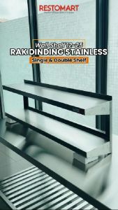 Wall Shelf 12-25 RESTOMART Stainless Steel (0313490)(F6)
