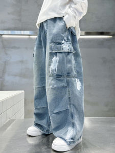 Fall Boys Casual Street Dance Workwear Jeans