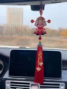 Khánh Treo Xe ô Tô Ông Thần Tài Thu Hút Tài Lộc Trang Trí Gương Xe Ô Tô Mng Đến Sức Khoẻ May Mắn
