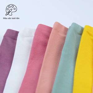 Quần Legging Đùi Bé Gái Co Dãn Cực Tốt Dáng Ôm Siêu Yêu Quần Legging Bé Gái Quần Biker Thun Bé Gái Bomines LEGGINGDUI