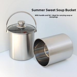 Stainless Steel Soup Bucket
