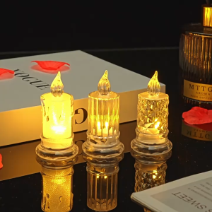 Eid Mubarak 1pcs LED Candle Night Lights Ramadan Party Eid Mubarak decorations Lamp Party Decoration Supplies