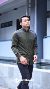 Kemeja Koko Lengan Panjang Dzikrayaat DZ-586-586 Althaf Series Panjang - Baju Koko Dzikroyat/Zikroyat