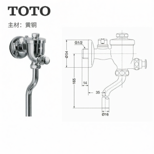 Manual Press Delay Close Flush Valve