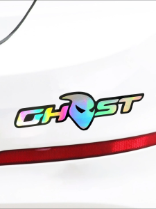 Ghost Motorcycle Stickers Waterproof DIY Motorbike Front Fairing Scooter Body Side Panels Vinyl Decals
