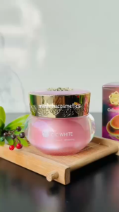 Kem Dưỡng Trắng Da C-C WHITE – Collagen Vitamin C Linh Chi SPF50 50g Nhật Bản