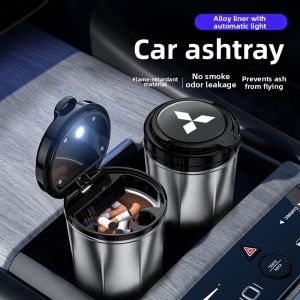 MENGDAO | Car Ashtray for Mitsubishi Outlander ASX Pajero Decorative Accessories