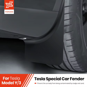 YZ For Tesla Model 3 Y Highland Juniper 2021-2025 Tesla Special Mudflaps No Need to Drill Holes Fender Protector Car Accessories