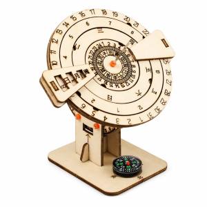 DIY STEM Science Experiment Kit Double-sided Sundial Model Handmade Invention Physics Educational Toy for Student School Project