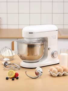 เครื่องนวดแป้ง 6 ลิตร เครื่องผสมอาหาร มาพร้อมกับ 3หัว ปรับได้ 6 ระดับ Stand Dough Mixer เครื่องปั่น 1500W เครื่องตีแป้ง 6L เครื่องตีครีม เครื่องตีเนย เครื่องตีไข่ แบบตั้งโต๊ะ เครื่องผสมแป้ง เครื่องนวดขนมปัง เครื่องนวดแป้งอัตโนมัติ อุปกรณ์ทำเบเกอรี่