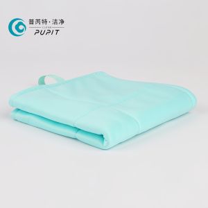 ผ้าเช็ดทำความสะอาดระดับอาหาร GMP ผ้าฝ้ายทรงกลมสำหรับห้องปฏิบัติการ ผ้าฝ้ายทรงกลมระดับอาหาร ไม่ติดผม ผ้าฝ้ายทรงกลมสำหรับทำความสะอาด