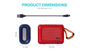 🆕มาใหม่ 🚀ส่งเร็ว🚀 OKER T68 MINIMAL Wireless Bluetooth Speaker ลำโพงบลูทูธ ลำโพงไร้สายแบบพกพา ทรงกระทัดรัด #DM 68