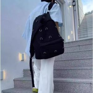 2025 New Mens Large Capacity Backpack Travel School Bag for High School And Junior High Students Trendy Bookbag Dual Shoulder