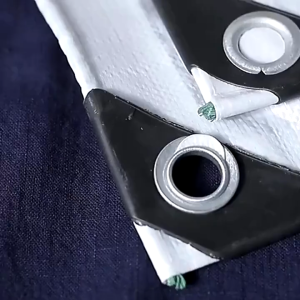 ผ้าใบกันน้ำTarpaulin ผ้าใบกันน้ำ 100% ผ้าใบกันน้ำสองด้าน ผ้าคลุมรถ ผ้าคลุมเต็นท์ กันสาด ขนาด 2x3 3x4 3x5 เมตร