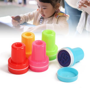 10pcs Cute Dentist Gift Tooth Smiling Shape Stamper for Kid Children Colorful Cartoon Stamp Dentistry Gifts Souvenirs