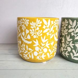The Leaferie Mira ceramic flower pot planter pots . plant . flowerpot . flowerpots