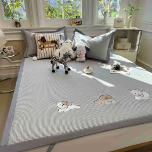 NAIYOUCHENG | Antibacterial Cool Bed Pad Three-Piece Set 3 Pieces