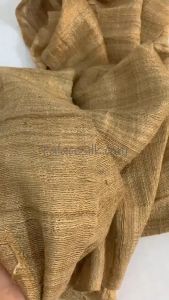 Khăn quàng cổ chất liệu đũi 100% silk màu rêu nhạt mềm mại & ấm áp dùng cho cả nam và nữ