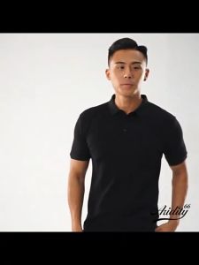Polo Shirts For Men Formal Cotton Casual Shirts Simple Business T-shirt Office Tops