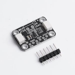 MCP4725 12-Bit I2C Digital-to-Analog Converter (DAC) Splitter Board Compatible with STEMMA QT Qwiic for Electronics Projects