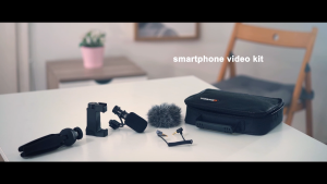 COMICA CVM-VM10-K2 PRO Smartphone Microphone with Mini Tripod Video Shotgun Mic for iPhone and Android Phones Vlogging Kit for RecordingFilmmaker Accessories Official Original