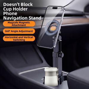 izzue | Magnetic Cup Holder Phone Mount for Cars