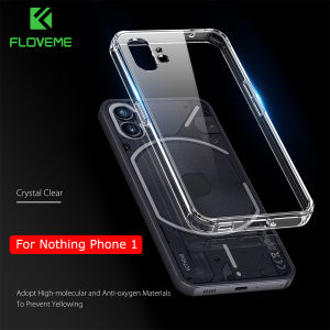 FLOVEME Air-bag Clear Phone Case For Nothing Phone 1 Phone1 6.55 Protective Cover Transparent Soft Antiknock Crystal TPU Back Cover For Nothing Phone 1