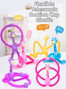 BABYSHOME | Đồ Chơi Hươu Cao Cổ Có Đèn Sáng và Bơm Hơi Giảm Áp Suất