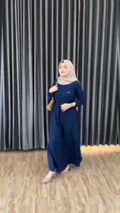 SYIFA DRESS BAHAN AIRFLOW GAMIS HOMEDRESS BUSUI GAMIS CRINKLE AIRFLOW DASTER GAMIS KEKINIAN