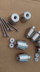 Gù inox 304 đặt nguyên khối cnc siêu nặng 525g & 400g  chống rung tay láy dành cho Honda SH và xe Yamaha tặng kèm ốc bắt gù salaya