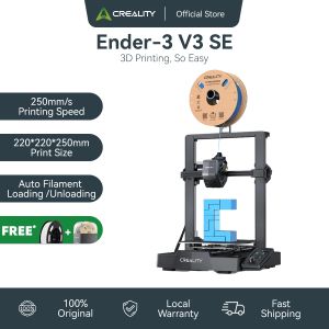 Creality Ender-3 V3 SE FDM 3D Printer with Relax Let Auto Leveling Do It Auto Filament Loading and Unloading Get Printing Started within 20 Minutes