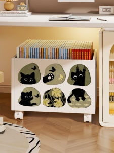 evesigar | Under Table Rolling Storage Box for Books