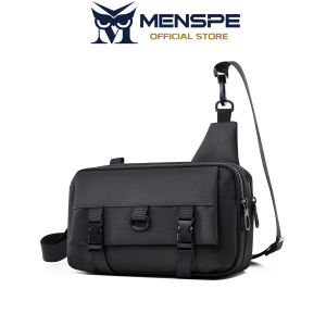 MENSPE กระเป๋าผู้ชาย กระเป๋าสะพายไหล่ กระเป๋าคาดลำตัว กระเป๋ากีฬา กระเป๋าแฟชั่นกันน้ำ กระเป๋าลำลอง กระเป๋าสะพายข้าง กระเป๋าคาดหน้าอกอเนกประสงค์ น้ำหนักเบา สำหรับนักเรียนและวัยรุ่น