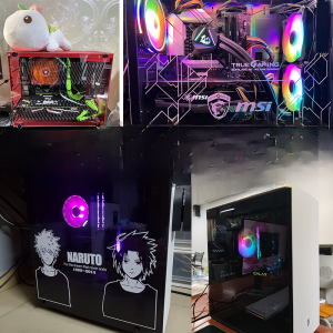 Acrylic Xuyên Thấu Bảng Điều Khiển Bên Hông Tùy Chỉnh Vỏ Máy Tính Máy Tính Để Bàn Chủ Bao Mặt Sau Cho ATX Tiêu Chuẩn Bo Mạch Chủ Giữa Tháp Ốp Lưng