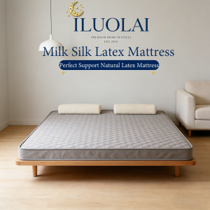 ILUOLAI Milk Silk Latex Mattress Gel Memory Foam Latex Small/Single/Double/Queen/King Sizes Vacuum Compressed Packaging