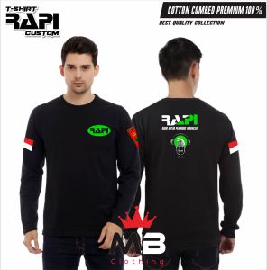 Kaos Rapi Radio Mix Terbaru Komunitas Baju Kaos Rapi Radio Lengan Panjang Baju Pria Atasan Wanita