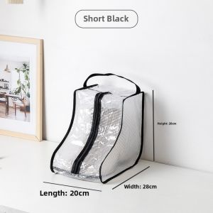 Travel Shoe Bag Boot Storage Organizer Transparent Dustproof Moisture Proof Shoe Cover Boot Bag Home Use Long Short Boots