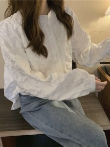 Plus Size Ladies Plus Size Shirt Womens Gentle Fairy Temperamental Chic Shirt Spring and Summer Easiest for Match Stylish Niche Top