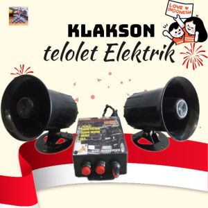 Klakson Telolet Elektrik 20 Suara Untuk Mobil Motor Bus Truk 12v 24v
