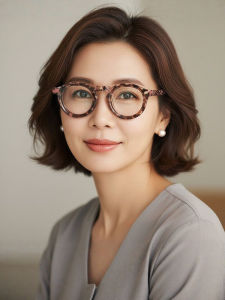 Tongyun | High Definition Heavy Frame Cultural Red Elderly Glasses Prescription & Blue Light Blocking