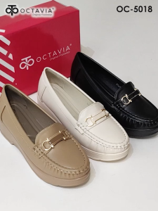 OCTAVIA Sepatu Wanita Platform Wedges 45cm Kulit Premium #OC-5018