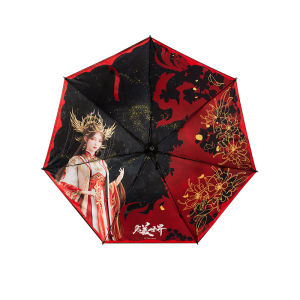 XINGYUNSHI | Ô Dù Hoạt Hình Có Giấy Phép với Gel Đen