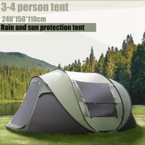 TOSEEK 3-6 People Outdoor Camping Tent Automatic Speed Open Tent Outdoor Camping Camping Park Indoor Rain and Sun Protection