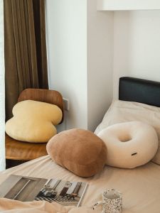 Đệm Đầu Hình Bánh Donut Dễ Thương Đệm Lưng Văn Phòng Đệm Sofa Phòng Khách Đệm Đầu Giường Đệm Đầu Hình Khối Đệm Đầu Hình Tròn Đệm Đầu Hình Tròn