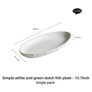 YOGEHOME | Elegant Large Fish Platter
