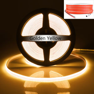 Super Thin 5mm COB LED Strip 320LEDs/M High Brightness Flexible 12V LED Light Neon Tape Ribbon For Home Closet Car Decoration