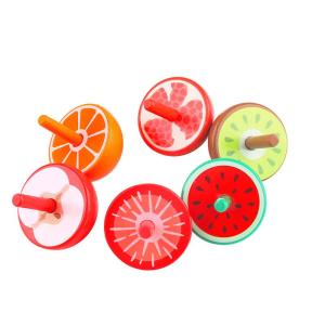 MWZ | Educational Wooden Spinning Tops 6 Pieces