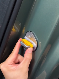 Car Door Lock Shock Absorber Pad Silicone Bumper Strip Door Lock Buckle Protector Cushion Accessories