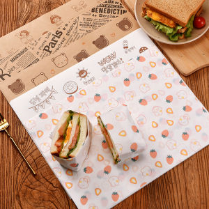 Food Grade Sandwich Packaging Paper Home Use Breakfast Burrito Burger Sushi Cuttable Roll Paper Kitchen Cooking Tools