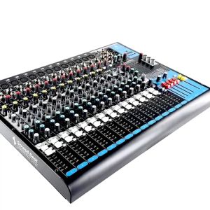 (ใช้โค้ดลดอีก10%)  SOUNDBEST HRX16 MIXER 16 CH มิกเซอร์ เพาเวอร์แอมป์ Input 12 Mono+2 Stereo HRX-16 HRX 16